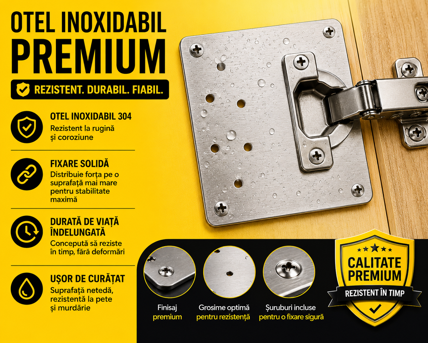 Kit Reparare Balamale™ – Repară Dulapul în 5 Minute